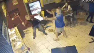 Melbourne Pizza Shop Rivalry Erupts in Violent Brawl, Two Hospitalized