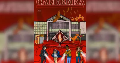 Mick Ashley Unveils Canberra's 'Stranger Things' Inspired Art Installation