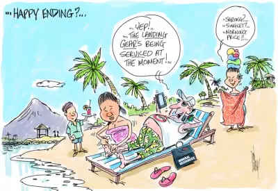 MinRes Denies Bali Getaway, Says Jet Was in for Essential Maintenance