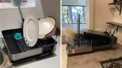 Space-Saving Dish Rack Solution for Small Kitchens Hits 40% Off