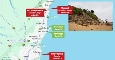 Thirroul's McCauleys Beach Faces Extreme Coastal Hazard Risk, Report Warns