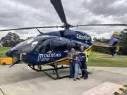 CareFlight Helicopter Saves Boy in Trailbike Accident Thanks to Mounties Support