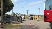 Emergency Services Respond to Moolap Crash After Car Hits Pole
