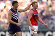 Fremantle's Patrick Voss Fined for Taunting Melbourne's Harrison Petty in AFL Incident