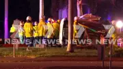 Man in Critical Condition After Car Wraps Around Palm Tree in Townsville