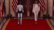 Melania Trump Hosts Humanoid Robot at White House Tech Summit