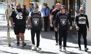 Mongols Bikies Troy Mercanti and Dayne Brajkovich Charged for Wearing Raiders Gear