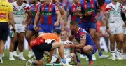 Newcastle Knights' Trey Mooney Faces Suspension After Heavy Loss to Warriors