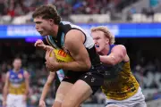 Port Adelaide's Mitch Georgiades Reveals Strategy to Counter West Coast's Reuben Ginbey