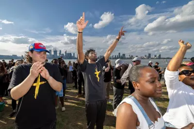 Church Leaders Lead Easter Prayers with Public Baptism on South Perth Foreshore