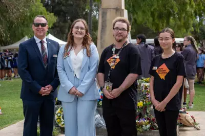 Cockburn's Youth Anzac Parade Marks 25th Anniversary with 1300 Students