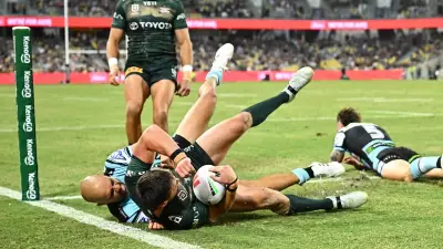 Drinkwater Shines as Cowboys Beat Sharks 46-34 in Try Fest