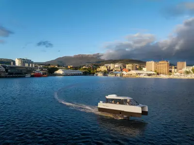 Electric hydrofoiling ferries to launch on Tasmania's Derwent River by 2027