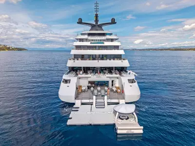 Emerald Kaia Superyacht Launches, Sails Red Sea and Suez Canal