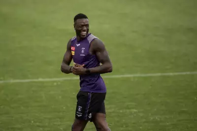 Fremantle Docker Michael Frederick Eyes Western Derby Ahead of Crucial Saturday Training