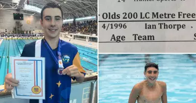 Liam Blair Breaks Ian Thorpe's 30-Year-Old Australian Swim Record
