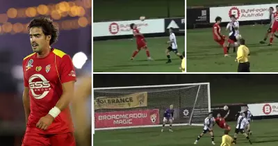 Luis Lara Delgado's Bicycle Kick: Next Level for Broadmeadow Stars