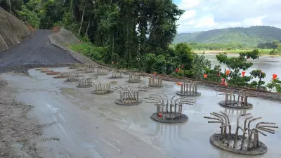 Major Piling Works Completed to Stabilise Mossman-Daintree Road Landslip