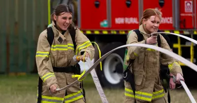 Newcastle Schoolgirls Learn Firefighting Skills in Empowering Girls on Fire Program