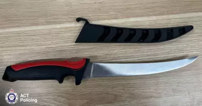 Three Arrested Following Alleged Knife Incidents in Braddon and Oxley