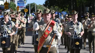 Townsville's ANZAC Day March at The Strand Draws Thousands