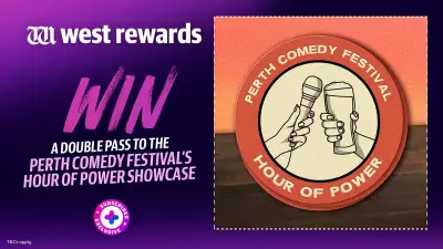 Win Double Passes to Perth Comedy Festival's Hour of Power Showcase