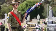 Bellarine Student's Flag Tribute Honors Veterans for Anzac Day