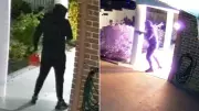 CCTV Shows Arsonist Nearly Setting Himself Alight in Targeted Brisbane Home Attack