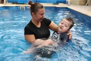 Telethon's Build Now Foundation Installs Backyard Pool for Young Brain Cancer Survivor