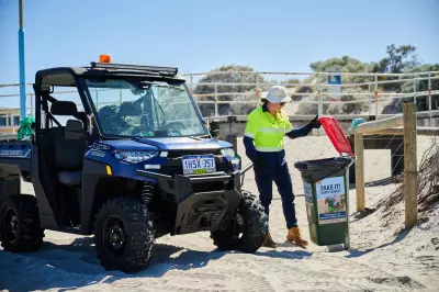 Fewer bins on Cockburn beaches lead to less littering, data shows