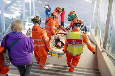 Mock tornado tests Perth emergency response at former ECU campus
