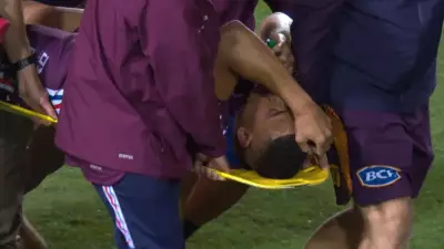 Siua Taukeiaho injury overshadows Manly's dominant win over Brisbane
