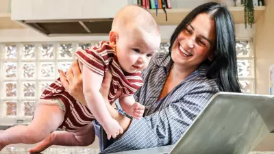 Young mother navigates solo parenting as partner works away for weeks