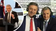 Bruce McAvaney's heartfelt tribute to Dennis Cometti at memorial service