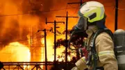 Firefighter Injured Battling Large Blaze at Corio Oil Refinery