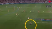 Hawthorn Physio's Comical Fall Reveals Serious Hamstring Injury