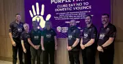 Hunter Clubs Go Purple Against Domestic Violence for Purple Friday