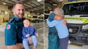 Queensland paramedic honoured after baby named after him