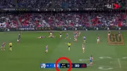 Umpire blunder costs 27 seconds in Bulldogs win over Melbourne