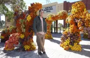 Viral Sydney Florist Bryce Heyworth Unveils Stunning Yellow Sculpture at Subi Blooms