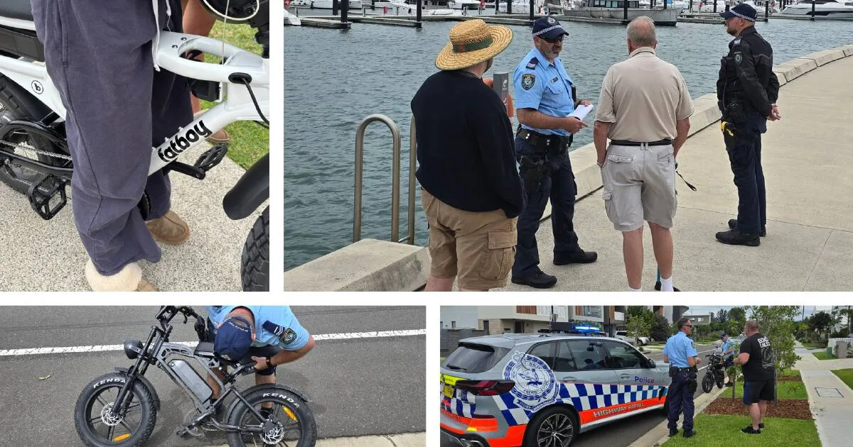 E-Bike Safety Warning After Police Crackdown in Wollongong