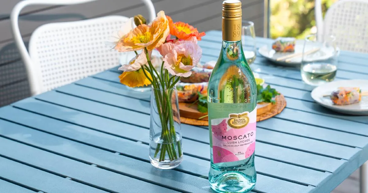 Brown Brothers Launches Lush Lychee Moscato for Summer 2025