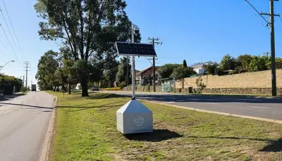 AI Near-Miss Camera Tracks Speed and Risk at Yokine Intersection