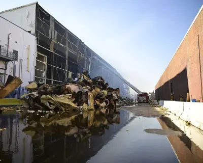 Boyle Heights Warehouse Fire Causes Acrid Smell Across Los Angeles