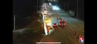 Burst Water Main Floods Perth Causeway, Causes Traffic Chaos