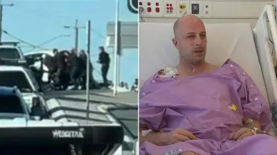 Good Samaritans Lift Car Off Trapped Motorcyclist After Horror Crash in Brisbane