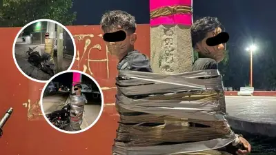 Mexican Batman Vigilante Hunted by Police After Taping Thieves to Poles