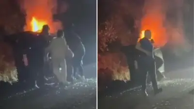 Parramatta Eels Coach Jason Ryles Rescues Woman from Burning Car