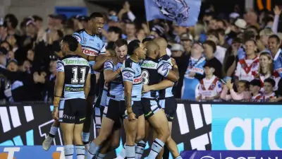 Sharks Blitz Dragons in Bermuda Triangle Comeback; Su'A Injured