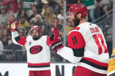Staal's Belly-Flop Winner Lifts Hurricanes Past Vegas to Level Stanley Cup Final